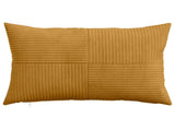 Cushion Cover 6 pcs ALMELO Yellow 50 x 80 cm Corduroy 915220
