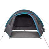 ZNTS Camping Tent Dome 4-Person Blue Waterproof 94350