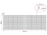 Gabion with 5 mm Wire and 10x10 cm Mesh 450x10x200 cm 3464979