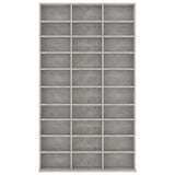 ZNTS CD Cabinet Concrete Grey 102x16x177.5 cm Engineered Wood 801782