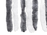 Fly Curtain Grey and White 100x200 cm Chenille 377369