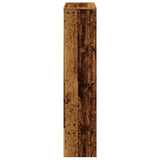 Room Divider Bookcase 4-Tier Old Wood 131.5x29x131.5 cm Engineered Wood 857974