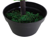 Artificial Plants Honeysuckle Flower in Pot Fake Plants with Curved Boots for Indoor 15x15x150cm T3398P343099