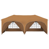 Pop-up Party Tent 575 x 288 x 245 cm Beige Oxford Fabric 42019903