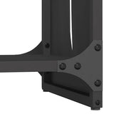 Firewood Rack Black 40x30x80 cm Cold-rolled steel 864219