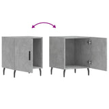 Bedside Cabinets 2 pcs Concrete Grey 40x40x50 cm Engineered Wood 827605