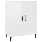 Sideboard High Gloss White 69.5x34x90 cm Engineered Wood 812147