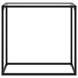 Console Table Transparent 80x35x75 cm Tempered Glass 322807