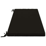 2-Piece Bench Cushions SOEST 2 pcs 100% Polyester Black 949385