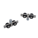 6.5FT/2000mm Modern Sliding Barn Door Closet Hardware Track Kit Aluminium Track System Unit For T3398P341255