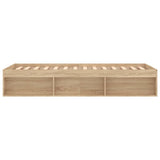 Bed Frame without Mattress Sonoma Oak 90x200 cm 3203826