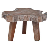Bedside Table Brown 40 x 40 x 25 cm Solid Reclaim Wood 42012359