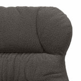 Armchair Dark Grey 69 x 74 x 93 cm Sherpa Fabric 42001883