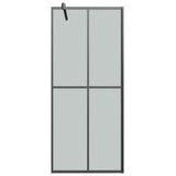 Walk-in Shower Screen 80x195 cm Dark Tempered Glass 151884