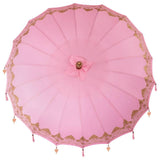 Balinese Parasol Pink 215 x 215 x 260 cm Cotton and Wood 42006463