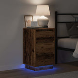 Bedside Cabinet Old Wood 39 x 34.5 x 65 cm Engineered wood 869632