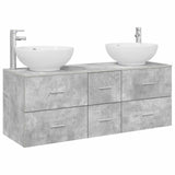Bathroom Furniture Set 3 pcs Concrete Grey 49.5 x 44.5 x 65 cm 3405910