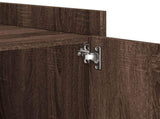 Bedside Cabinet Brown Oak 45x50x50 cm Engineered Wood 848303