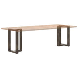 Dining Table Legs T-Shaped 2 pcs Black 60x35x cm Steel 4013055