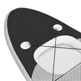 Inflatable Stand Up Paddle Board Set Black 360x81x10 cm 93392