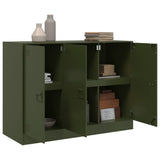 Sideboard Olive Green 99x39x73 cm Steel 841725