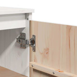 Sideboard White 60x36x84 cm Solid Pinewood 808109
