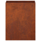 Garden Planter 2 pcs Rusty 40 x 20 x 50 cm Weathering Steel 8005427