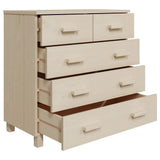 Sideboard HAMAR Honey Brown 79x40x80 cm Solid Wood Pine 340420