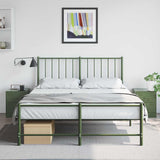 Bedside Cabinets 2 pcs Green 34.5x39x44 cm Steel 841628
