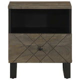 Bedside Cabinets 2 pcs Black 40x33x46 cm Solid Wood Mango 4017691