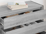 Sideboard Grey Sonoma 79 x 36 x 75.5 cm Engineered Wood 886597