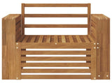 Outdoor Sofa Solid Acacia Wood Natural 3436359