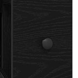 Bathroom Furniture Set Wall-mounted Black Oak 80 x 18 x 60 cm 871643