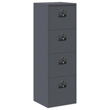 File Cabinet Anthracite 45.5 x 42 x 139 cm Cold-Rolled Steel 891624