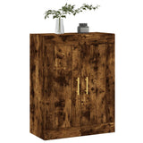 Wall Mounted Cabinet Smoked Oak 69.5x34x90 cm Engineered Wood 830369
