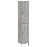 Highboard Grey Sonoma 34,5x34x180 cm Engineered Wood 3200463