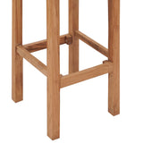 Bar Stools 4 pcs Solid Teak Wood 287233