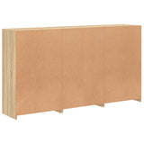 Sideboard with LED Lights Sonoma Oak 181.5x37x100 cm 3209179