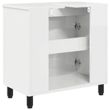 Bathroom Vanity Unit High Gloss White 60 x 35 x 60 cm 889399