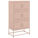 Sideboard Pink 68.5x38.5x123.5 cm Steel 846489