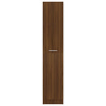 ZNTS Apothecary Cabinet Brown Oak 30x42.5x150 cm Engineered Wood 815203