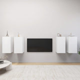 TV Cabinets 4 pcs White 30.5x30x60 cm Engineered Wood 3078740
