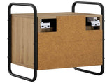 Hanging Bedside Cabinet 2 pcs Artisan Oak 40 x 30 x 50 cm 8013553