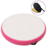 Inflatable Gymnastic Mat with Pump 100x100x20 cm PVC Pink 92709