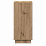 LED Sideboard Artisan Oak 71 x 34.5 x 75 cm Engineered Wood 869657