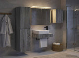 Bathroom Furniture Set 5 pcs Grey Sonoma 3407268
