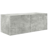 TV Cabinet Set Wall-mounted 2 pcs Concrete Grey Engineered Wood 3408964