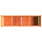 Garden Planter Wax Brown 180x50x50 cm Solid Wood Pine 837506