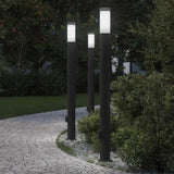 Bollard Lights with Outlet 3pcs 110 cm Stainless Steel IP44 4006040