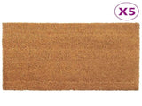 Door Mats 5 pcs Natural 40x60 cm Tufted Coir 155559